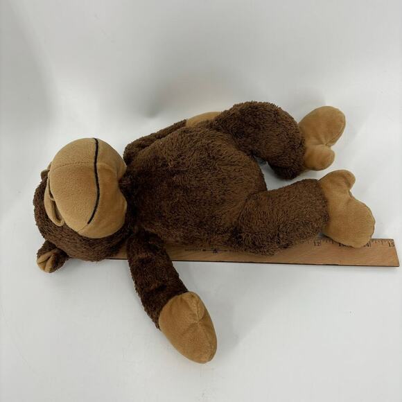 Russ Chuckles Ape Plush Brown 14 Inch Chimp Monkey Stuffed Animal Toy - Picture 8 of 9